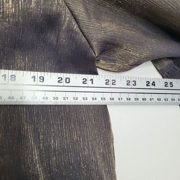 Fate gold metallic castlecore regencycore medieval tassel tie front Size medium - Picture 6 of 7